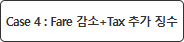 Case 4 : Fare  + Tax ߰ ¡